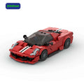 Cheap Fashion Children's Moc Bricks Model Toy Red Sportcar for Kid Gift Car Building Block Sets