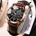 Poedagar Men Watches Hot Top New Sports Fashion Leather Luminous Waterpoof Japan Quartz Simple Casual Relogio Masculino Gifts