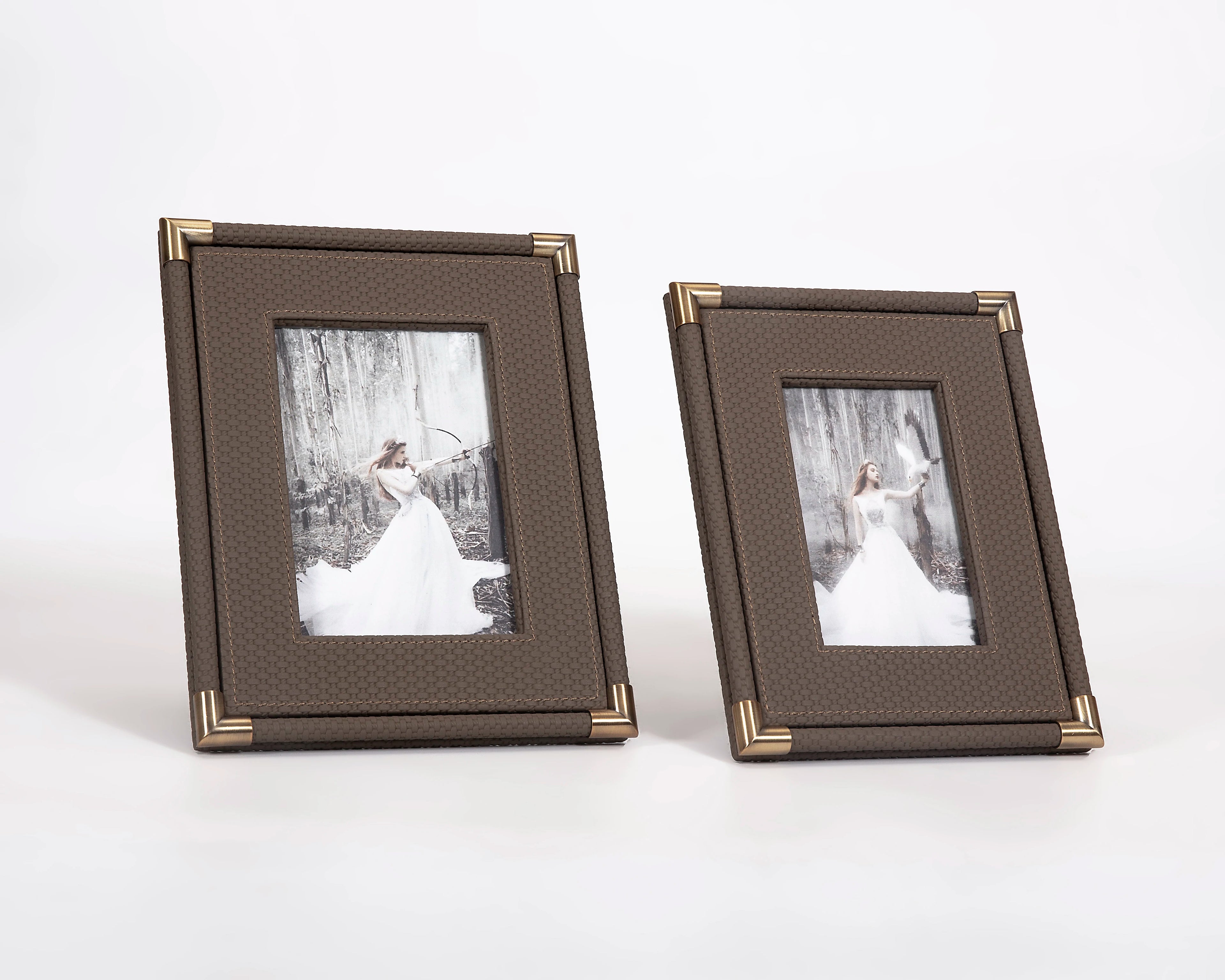 X-1 Newest Design White Mat Board Photo Wood Frames Home Decoration Shadow Box for Pictures