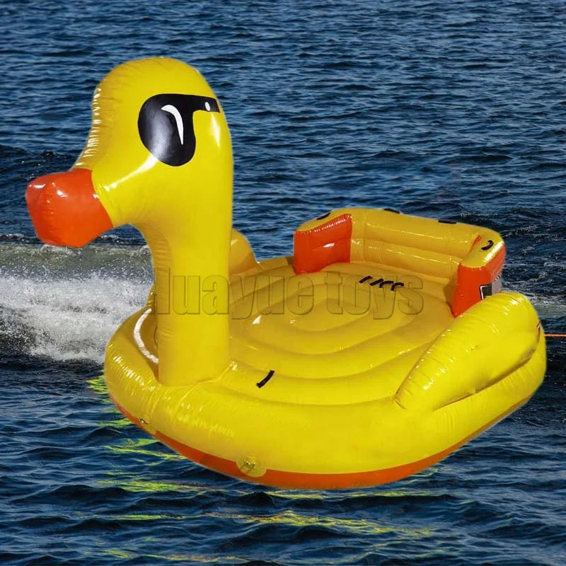 2 Riders Adults Kids Water Towable Boats Inflatable Big Floating Couch Water Sofa Water Ski Tubes Duck Boat