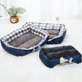 Hot Sale Luxury Pet Bed Soft Floral Bowknot Cat Bed Modern Style for Indoor Use