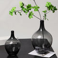 Japanese Nordic Luxury Crystal Glass Candle Holder Big Belly Metal Pot-Bellied for Home Decoration Wedding Lighting Replacement