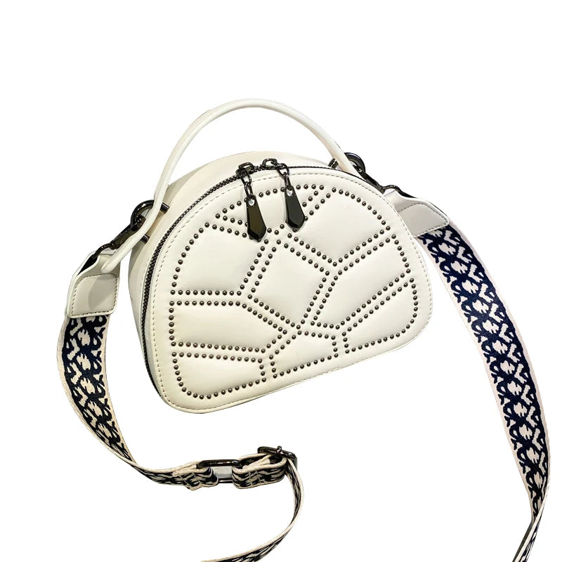 2022 New Rivet Personality Cross Body Bag Shoulder Bag Book Commuting Versatile Quality Wholesale Custom Women Bags Handbags