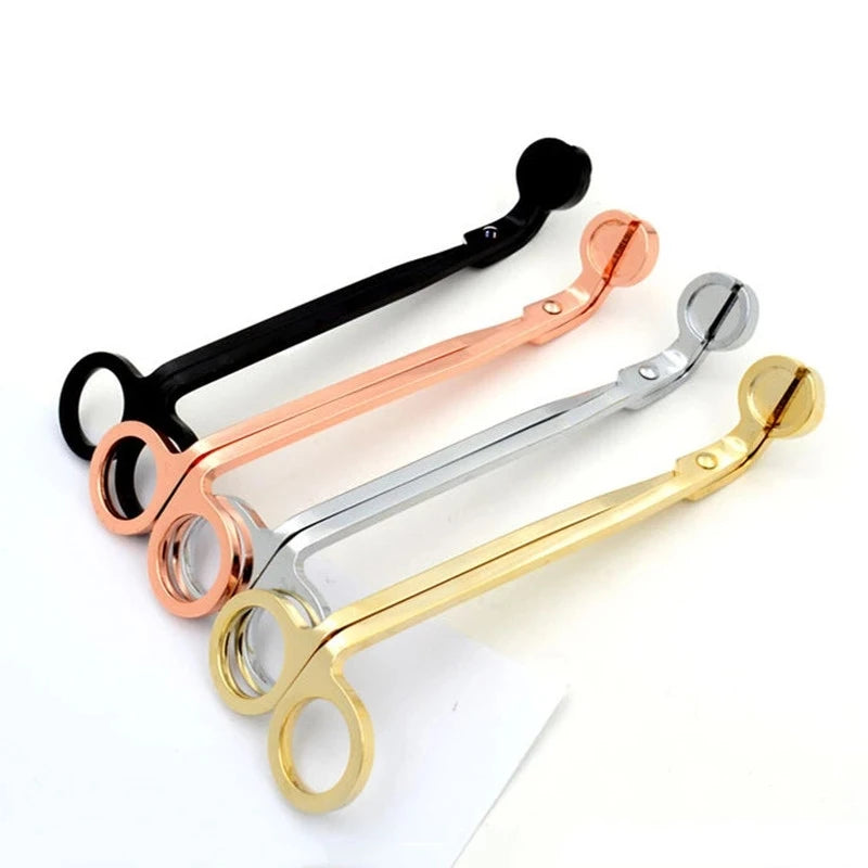 Customized Logo Stainless Steel Candle Wick Trimmer Metal Candle Cutter Clipper Scissor Tool