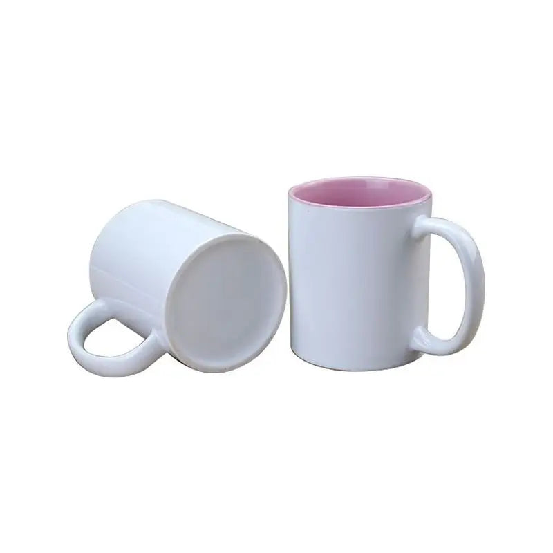 Factory Sale Direct Fast Delivery White Mugs Sublimation Ceramic 11Oz Inner Color Custom Sublimation Ceramic Mug