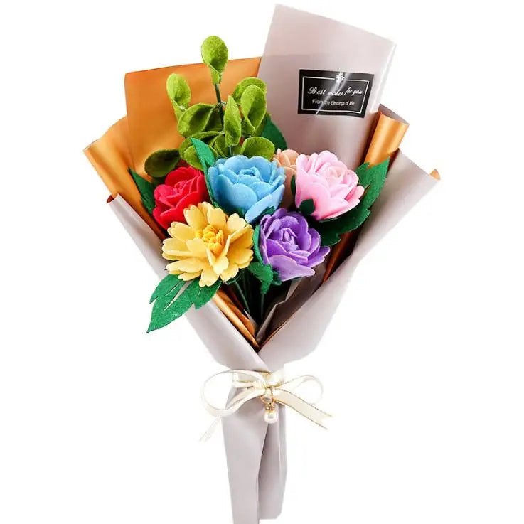Durable Environmentally Friendly Non-Woven  Felt Fabric Handmade for Graduation Carnation Flowers