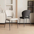 BST New Design Hot Selling Luxury Dining Room Furniture Pu Leather Dining Chair With Metal Legs Customizable Colors