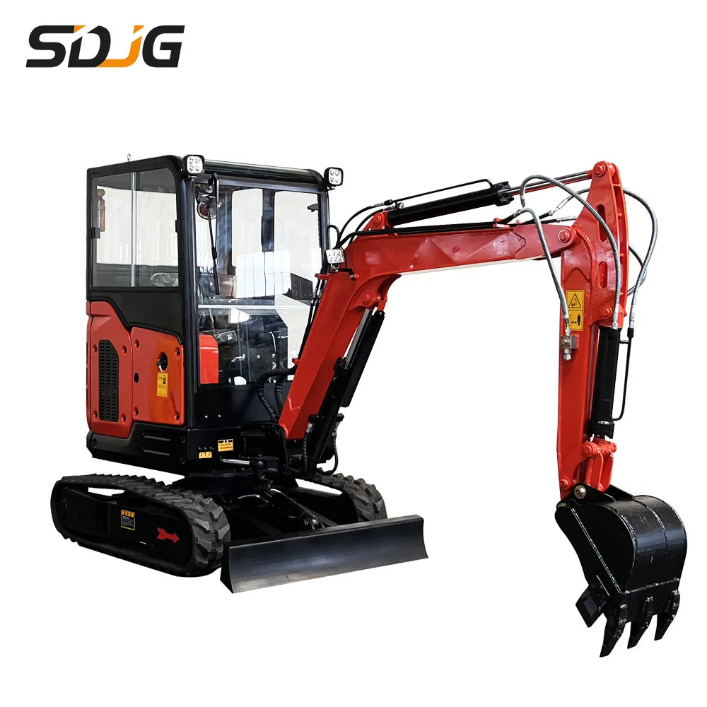 Earth Moving Machinery 1t 2t 3t 4t 6ton Digger Small Bagger Compact Hydraulic Crawler Excavator Micro Escavator Mini Excavator