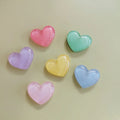 100Pcs Cute Valentines Love Heart Resin Flatback Cabochons Scrapbooking for Phone Case Decoration DIY Jewelry Crafts Accessories
