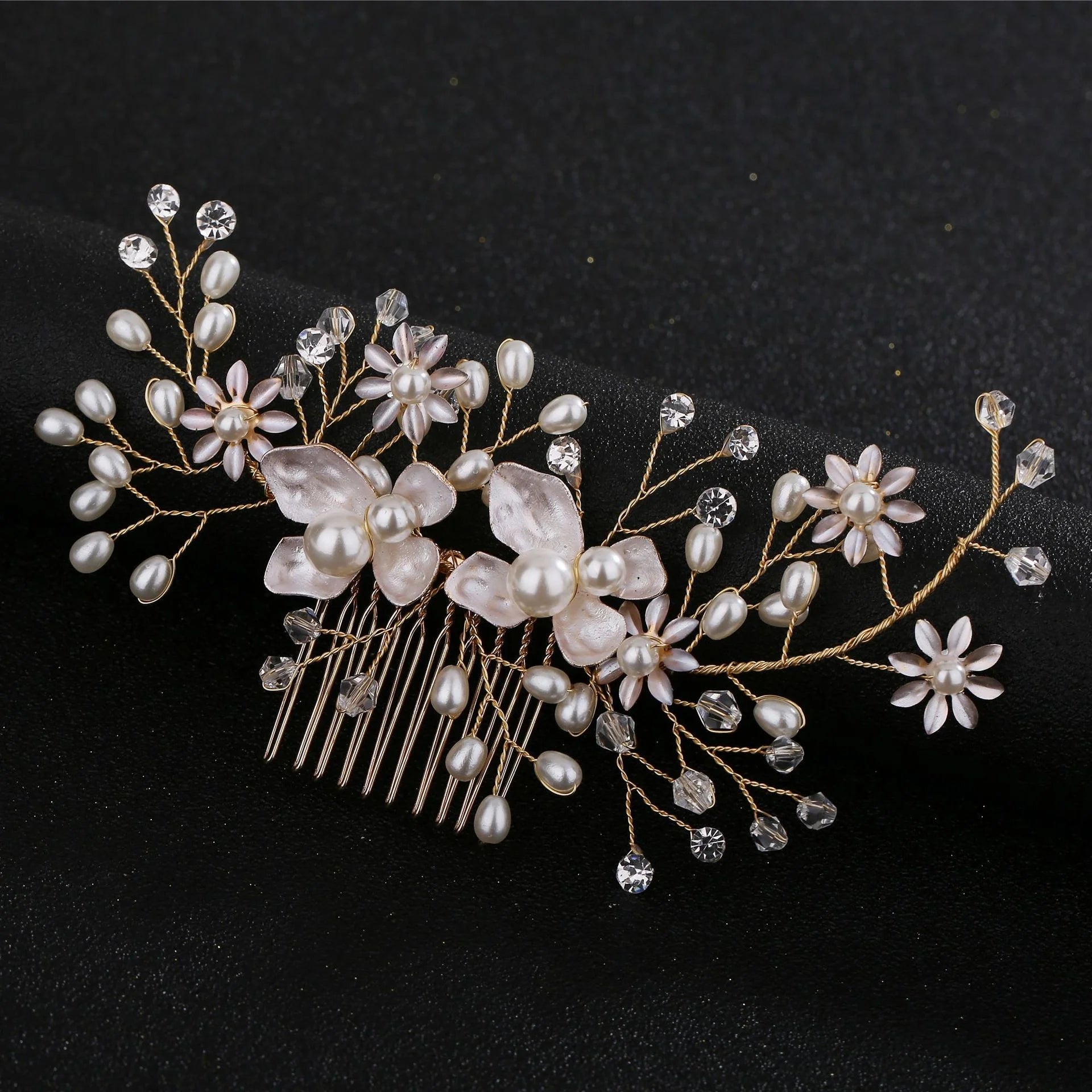 Bridal Headwear Hair Comb Pan Hair Comb Pearl Hair Accessories Handmade Wedding Accessories New