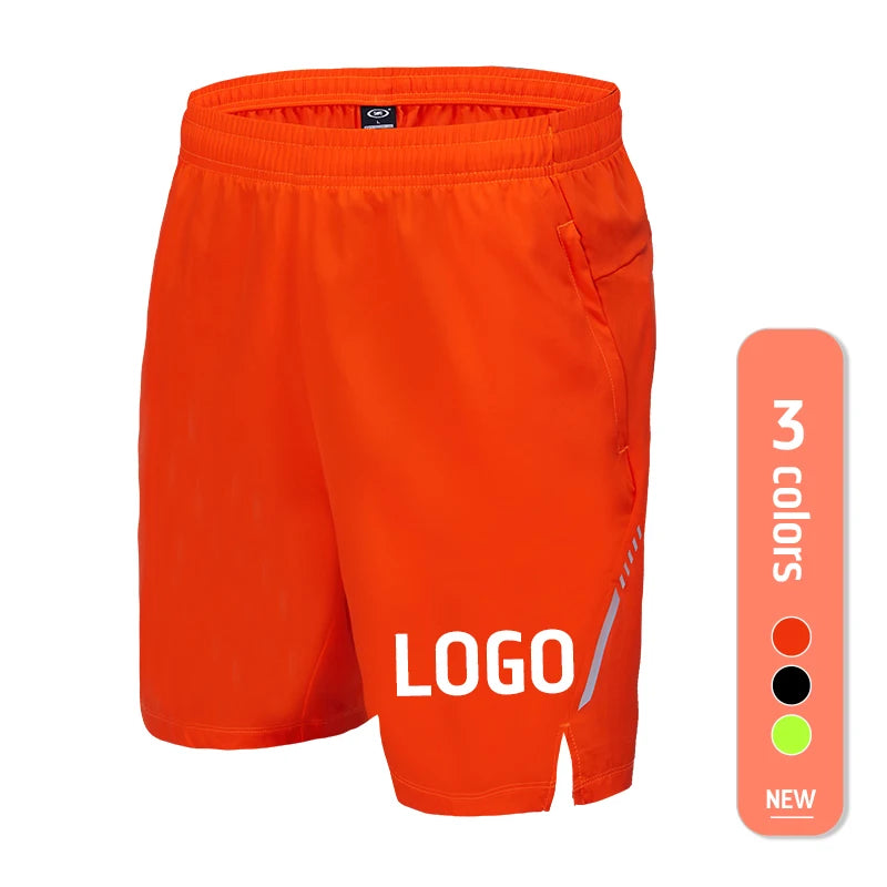Men Woven Clothing Workout Running Jogger Shorts Gym Quick Dry Athletic Training Sport Short With Pockets