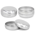 Round Metal Tin Soap Box Aluminum Tins Cosmetic Round Aluminum Metal Packaging Cosmetic Tin Can