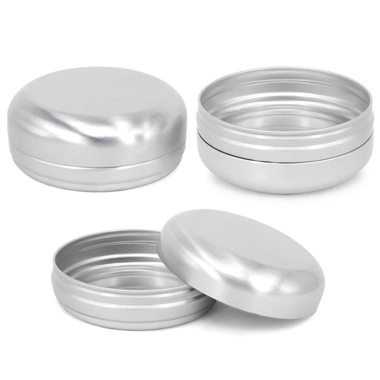 Round Metal Tin Soap Box Aluminum Tins Cosmetic Round Aluminum Metal Packaging Cosmetic Tin Can