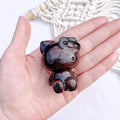 Diy Cat Wholesale Natural Cute healing Spirit Crystal Crafts Animal Carving KT Cat Home Decoration