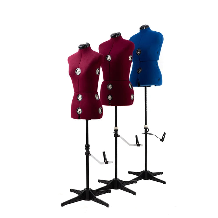 Female Size Tailoring Mannequin Professional  Dress Half Body Form Tailor Mannequin Adjustable Dressform