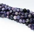 Factory Wholesale Price 6/8/10mm 100% Natural Sugilite Loose Gemstone Beads
