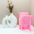 DM918 Nordic Style Resin Flower Pot Mold DIY Concrete Jars Silicone Mold for Cement Vase Big Number Shape Bag Packed
