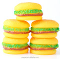 Pet Burger Simulated Sound Dog Chew Interactive Toy  Squeaky Dog Hamburger Toy