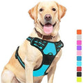 Adjustable Soft air Mesh Padded No-Choke Dog Harness Vest Reflective No-Pull Pet Vest Dog Harness with Easy Control Handle