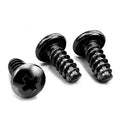 PB Phillips Head Self-Tapping Screw BK Black Head Flat Tail M1M1.2M1.4M1.7M2M2.3-M4 Steel Material Zinc Finish Metric