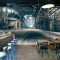 3D Extended Space Wallpaper Graffiti Industrial Style Background Wallpaper Retro Nostalgic Bar Internet Cafe Ktv Mural