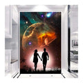 5D Diamond Painting Moon Portrait Romantic Love Scenery Full Drill Painting Canvas Wall Decor Embroidery Accessory Gifts