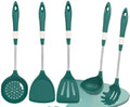 Hot Selling Printed Silicone Spatula Factory Nylon Kitchen Utensil Gadgets Tools Set Cooking Spatula Soup Silicone Spoon Set