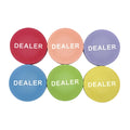 Hot Selling Casnio Accessaries 48.5mm * 5.5mm Ceramic Poker Dealer 26g Button Round Chips
