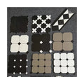 French Retro Mosaic Octagonal Floor Tiles Woven Art Ceramic Tiles