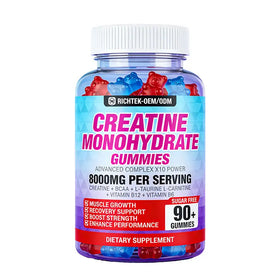Factory Supply Nutrition CAS 6020-87-7 Improve Muscle Performance Flavour Creatine Monohydrate Gummies