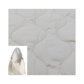 Best Selling Sustinable Windproof 400T Nylon Double Side 2.5*8CM Calabash Quilted Fabric for Puffy Bags