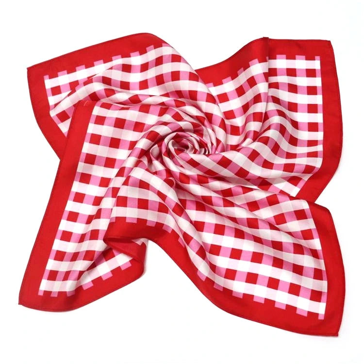 2025 Women's Cheap Price Square Silk Satin Digital Print Scarves Boyi SY Multifunction All Seasons China for Travel Outdoor