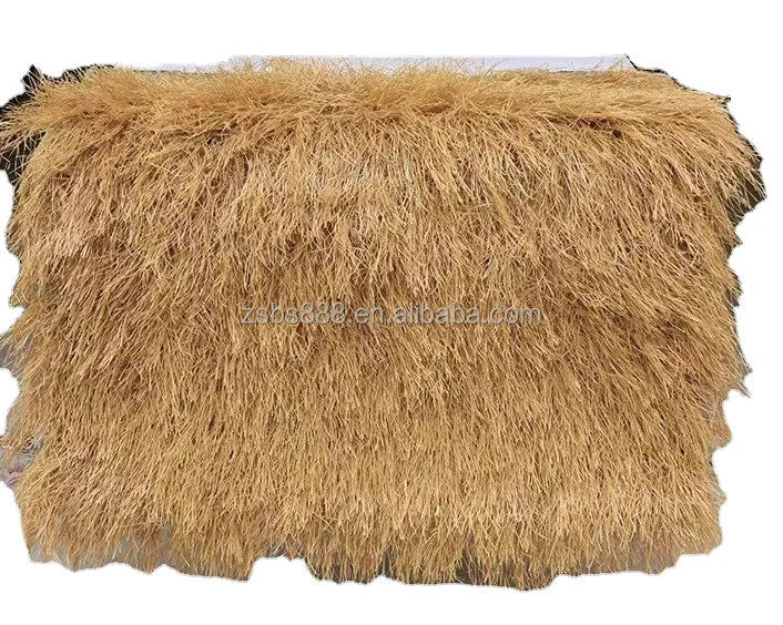 China Shenzen Supply Waterproof Synthetic Palapa Thatch Grass Simulated Straw Artificial Roofing for Simulated Straw Artificial