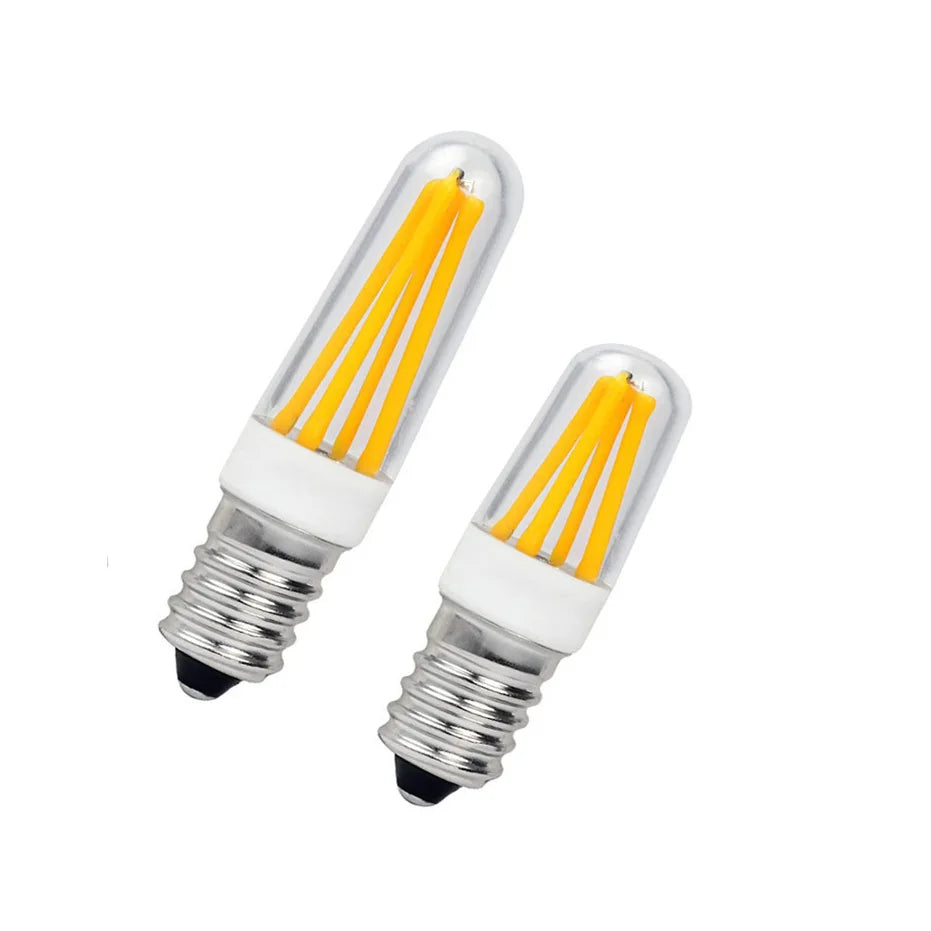 Ultra Bright E12 E14 LED Bulb AC110V to 220V 2W 4W Filament Lamp 360 Degree Replace 40W Halogen Chandelier Light