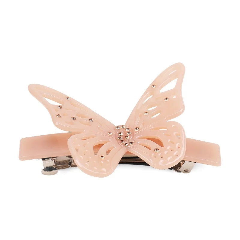 Wholesale Kids Hair Accessories Clips Colors Sweet Cheap Antique Butterfly Hair Barrette Clips High Quality Barrette Hair Pin