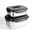 Luxury Clear Glass Kitchen Canisters Metal Bamboo Lids Customizable Food Storage Container for Home Christmas Party Valentine's