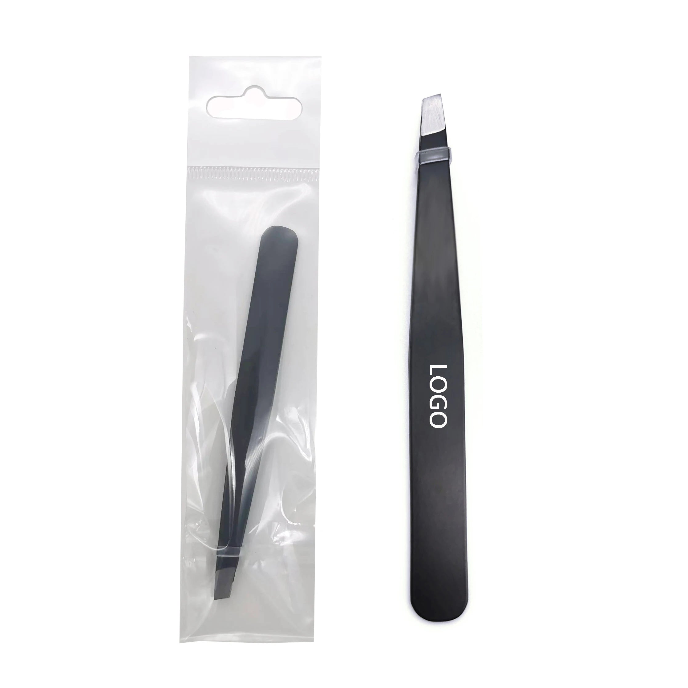 Black Stainless Steel Eyebrow Pliers Eyelash Extension Clip Eyebrow Clip Single and Eyebro