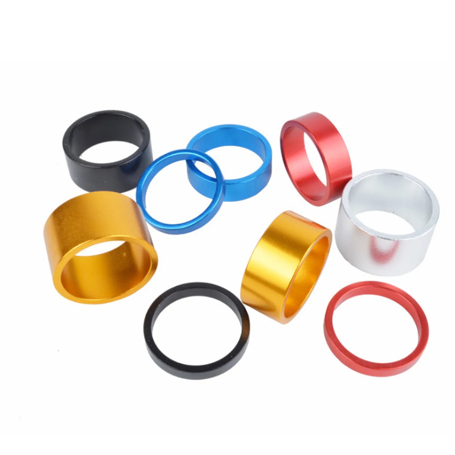 Bicycle Front Fork Headset Washer Aluminum Alloy 5MM 10MM Waterproof Bicycle Accessories