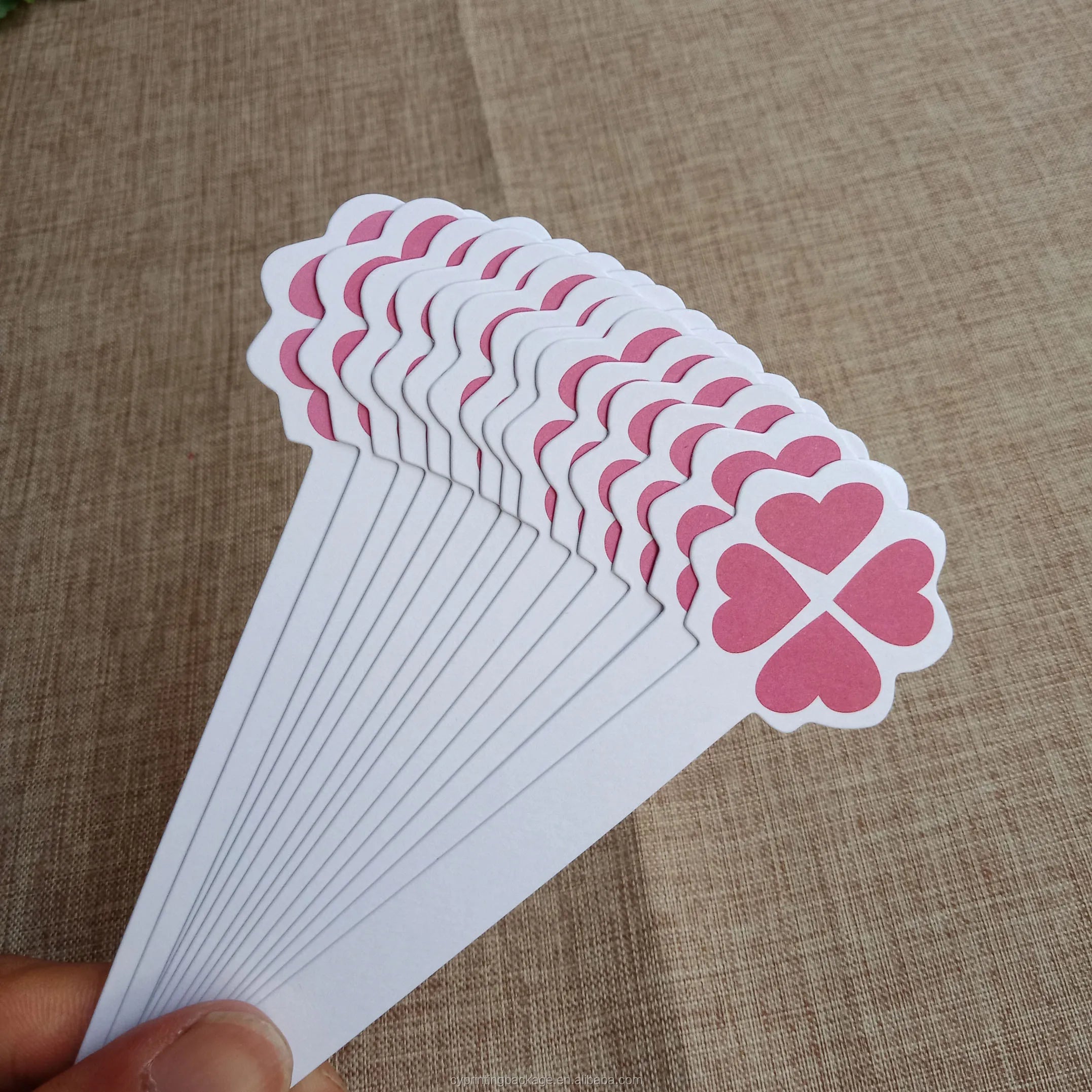 Ready to Ship Blank Perfume test Paper Flower Shape Perfume Blotter Strips 100 Strips/bag