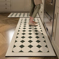 Luxury European Print Woven Rug Kitchen Rugs Mats Non Slip Kitchen Floor Mat Modern