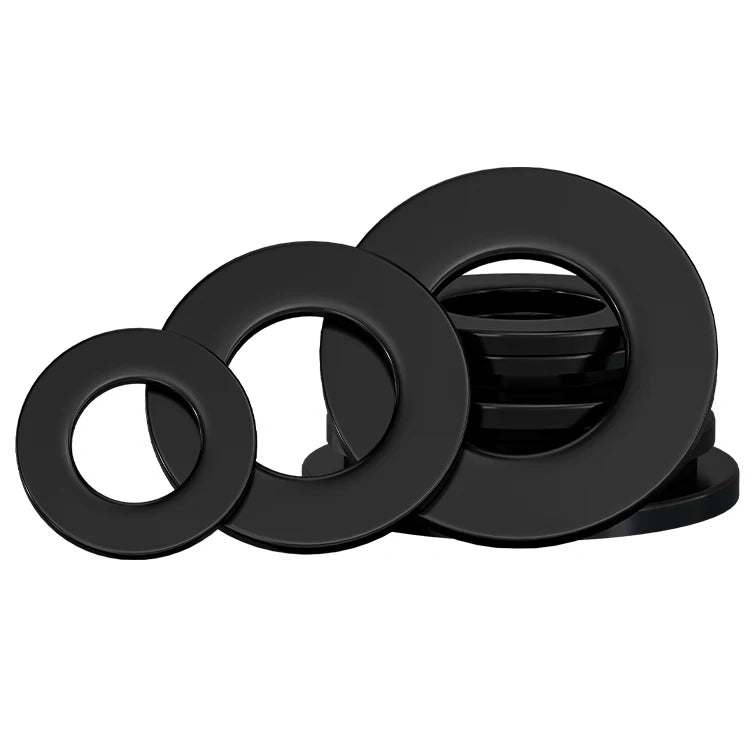 Black Nylon Washer Thick Plastic for Roofing Nails Nylon M2-M8 Clear Flat High Heat Resistant Nylon Washer  Washer Rubber