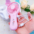 Mini Portable Pocket Handheld Fan USB Charging Rechargeable Cool Air Travel Cooler EYELASH Mini Fans