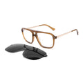 FG1053 Acetate Oversized Clip on Sunglasses Men Polarized Lenses