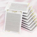 Medylashes Wholesale Handmade Volume Eyelashes Tray Lash Extension Supplies Pre Made Eyelash Fans Synthetic Hair 12 Rows 2D/20D