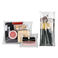 Wholesale Transparent Clear Cosmetic Bag PVC Makeup Brush Bag Small Button Cosmetic Pouch