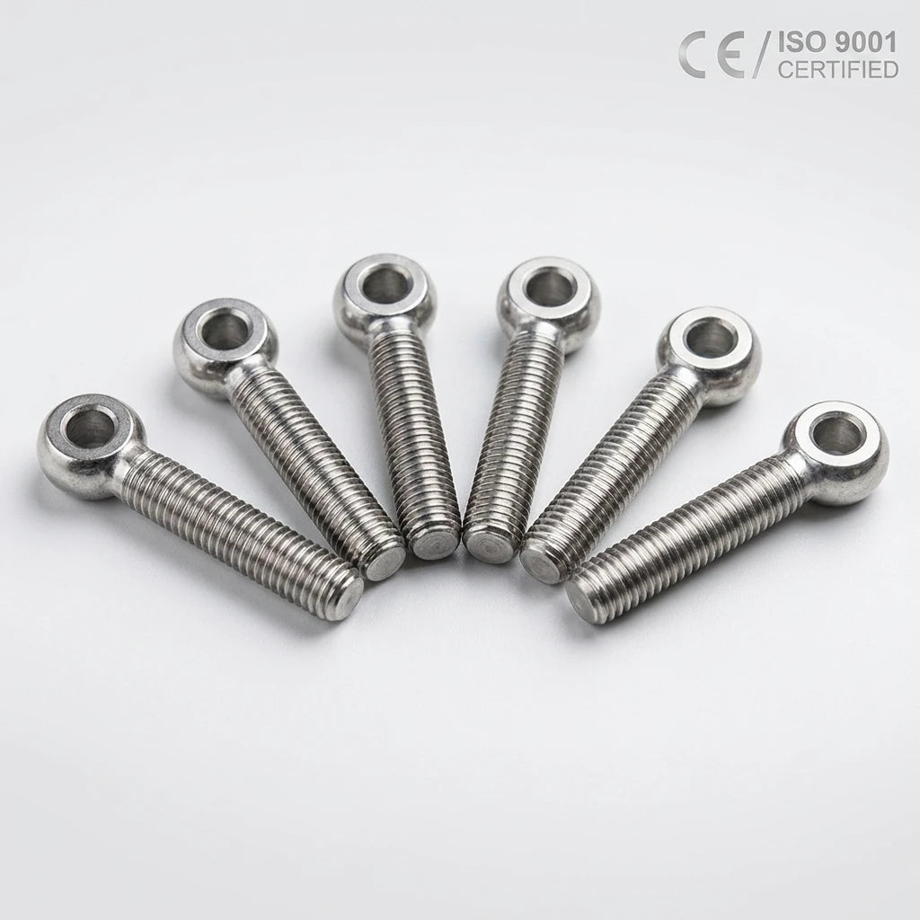 DIN 580 Carbon Steel Lifting Eye Bolt M3-M64 Heavy Duty Zinc Plated Ring Hook Bolt JSCREW Industrial Fasteners for Construction