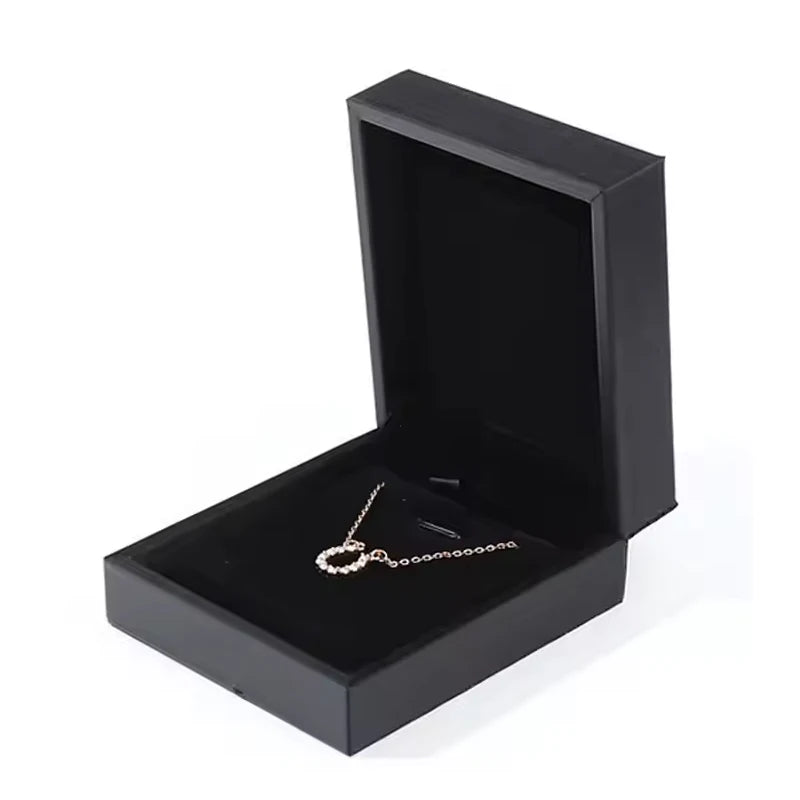 Wholesale PackBloom Rectangle Elegant Custom Printed Paper Cardboard Snap Closure Necklace Gift Box for Thanksgiving Jewelry