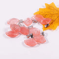 Wholesale Popular Products Sector Polished Watermelon Quartz Crystal Pendant for Woman Jewelry