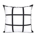 New 9 Panel Pillow Case Sublimation Printable Blank Pillow case Home Decoration Polyester Pillow Case