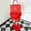 Customized Pop Art Abstract Fiberglass Ice Cream Sculptures Big Size Resin Ice Cream Chairs